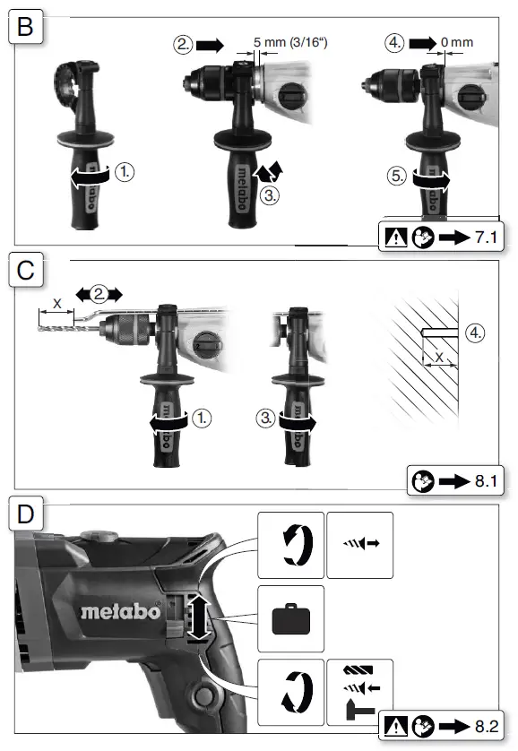 metabo SB 850-2 Impact Grill 2