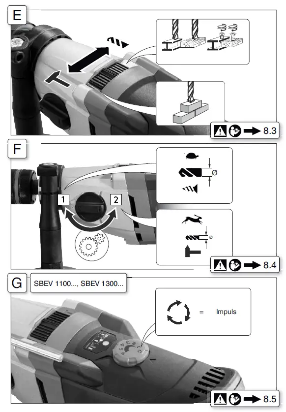 metabo SB 850-2 Impact Grill 3