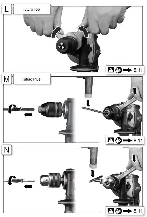 metabo SB 850-2 Impact Grill 6