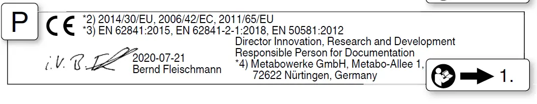 metabo SB 850-2 Impact Grill 8