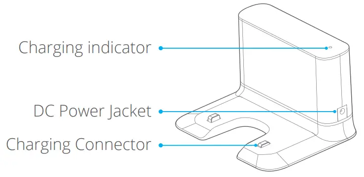HOMEVIZ G1 Robotic Vacuum Cleaner - Charging Base