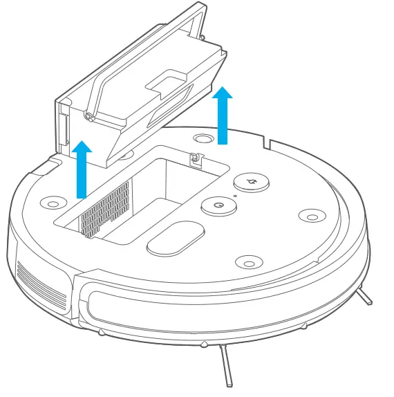HOMEVIZ G1 Robotic Vacuum Cleaner -Dust Collector