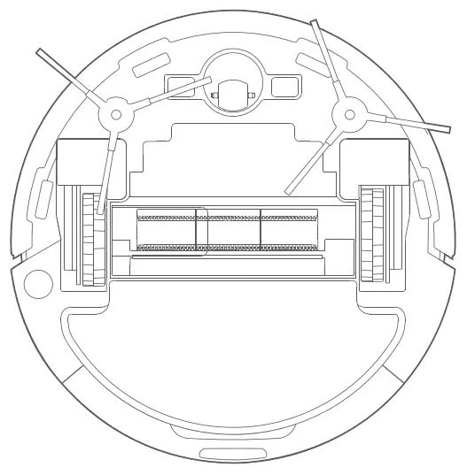 HOMEVIZ G1 Robotic Vacuum Cleaner - Rolling Brush