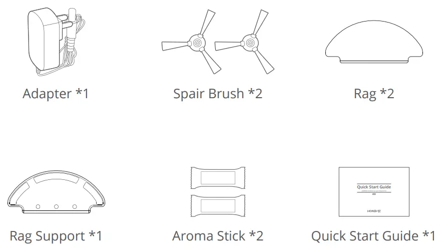 HOMEVIZ G1 Robotic Vacuum Cleaner - fig