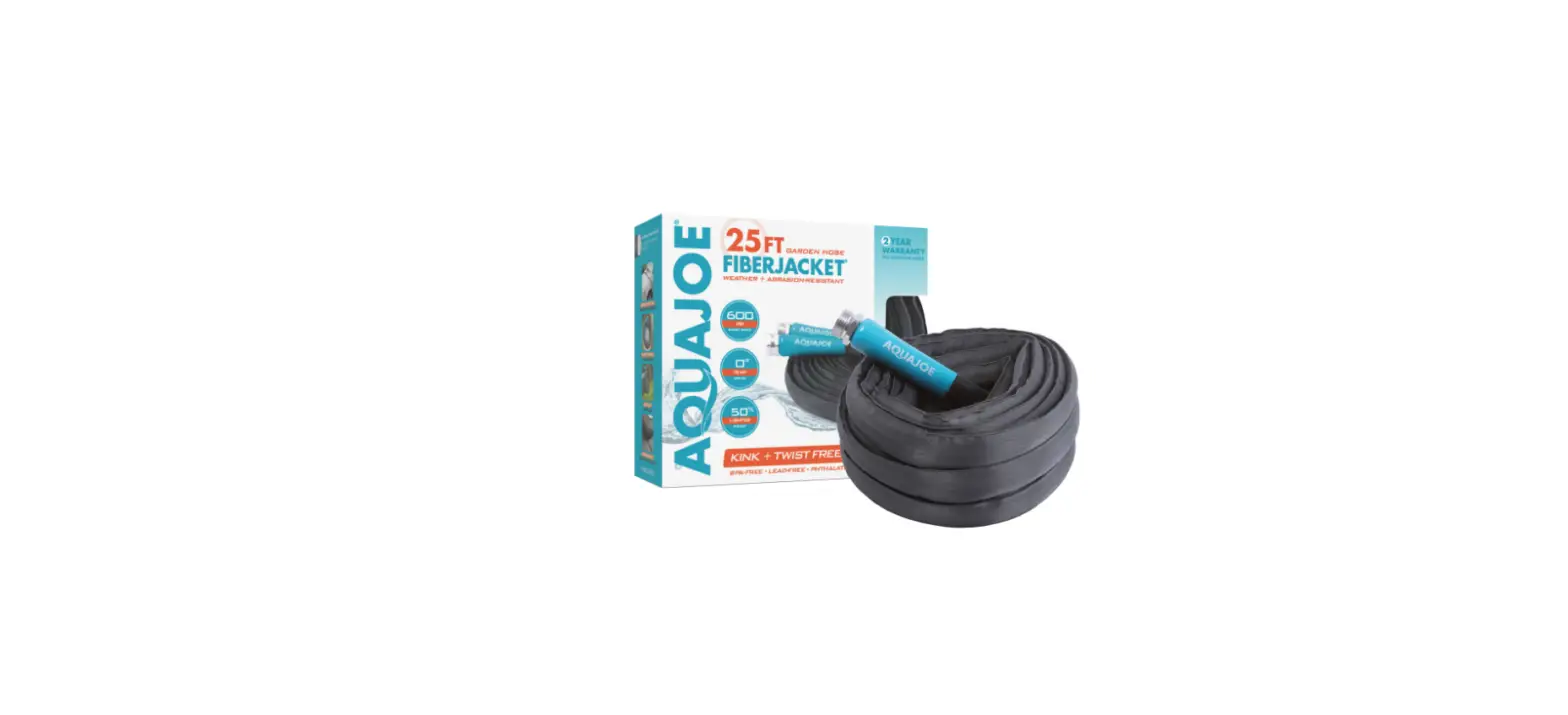 Aquajoe Ajfjh25-58-pro-rm Ultra Flexible Kink Free Fiberjacket Garden Hose User Manual