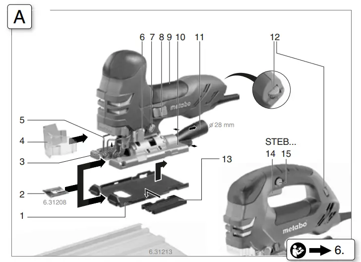 metabo-STE-140-750W-Industrial-Jig-Saw-fig-1