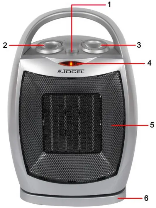 JOCEL JAC013088 Ceramic Heater - Overview