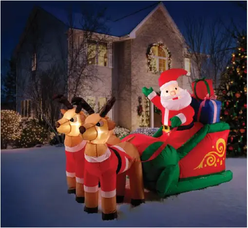 Coopers-OF-STORTFORD-K765-6.5Ft-Inflatable-Santa-with-Sleigh-product