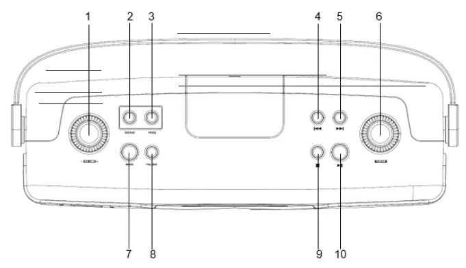 COOPERS OF STORTFORD H632 Retro CD Boombox-3