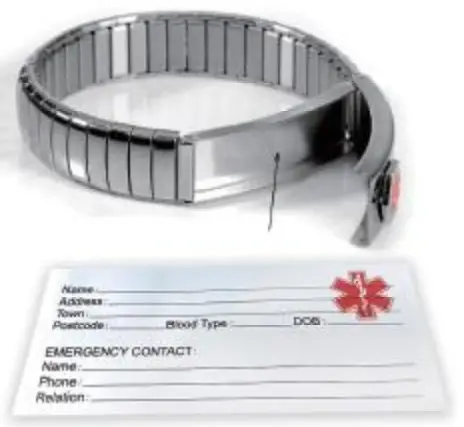 Coopers H649 Medical ID Bracelet -ASSEMBLY