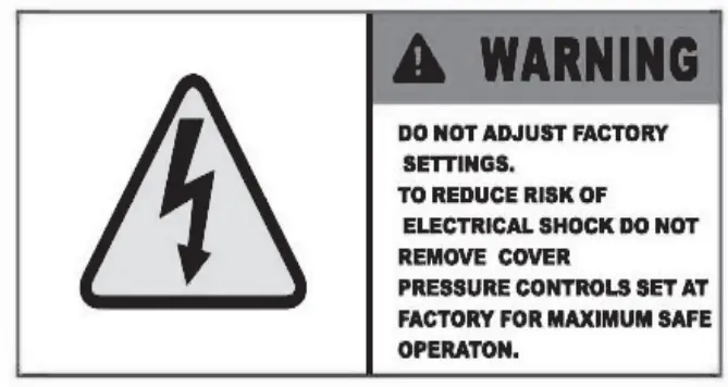 AIR TOOLS 20060CAD Ultra Quiet and Oil Free Air Compressor  Product label