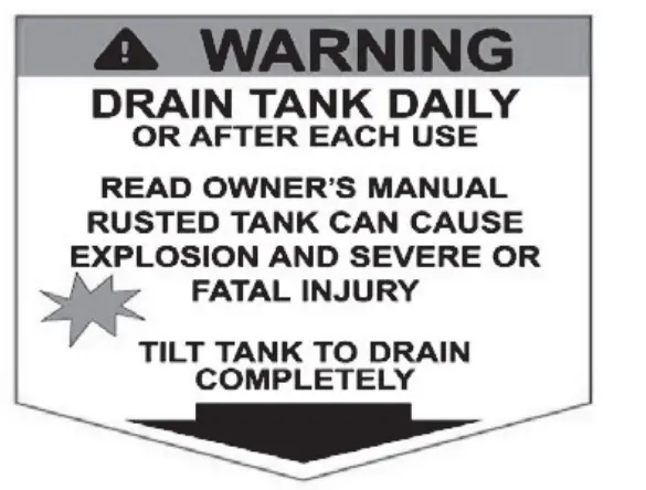 AIR TOOLS 20060CAD Ultra Quiet and Oil Free Air Compressor  Product label