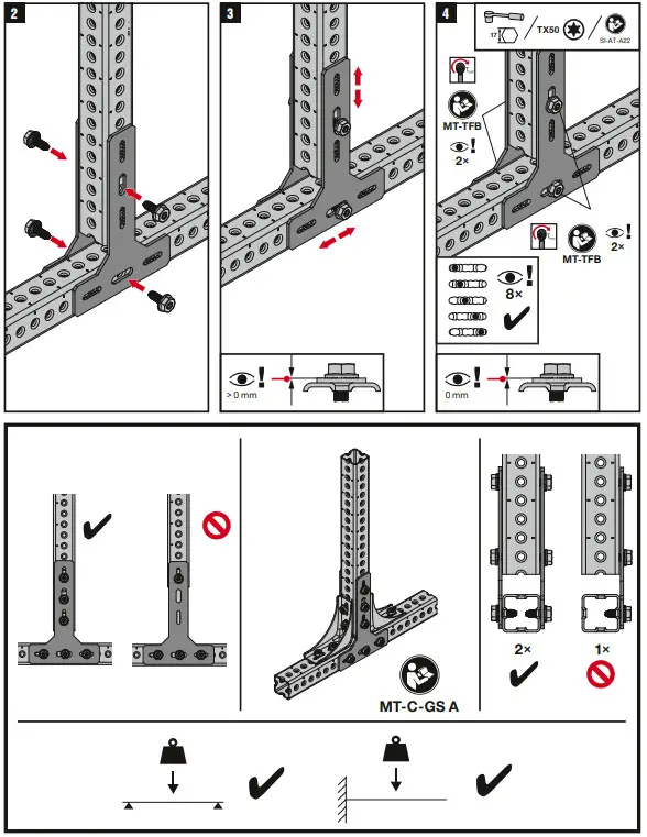 HILTI MT-C-GSP T A OC Connector Plate - Figure 2