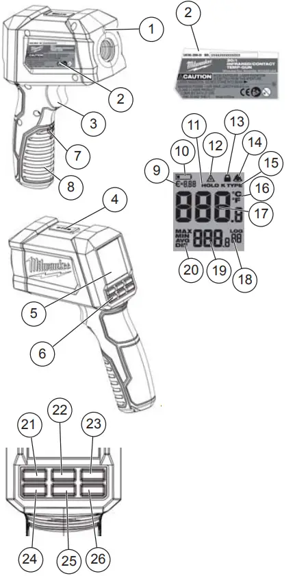 milwaukee-32269-20-0-1-INFRARED-CONTACT-TEMP-GUN™-FIG 1