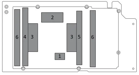 PHANTEKS Glacier G40 Asus GPU Block Graphic Card Installation Guide - Applying Thermal pads