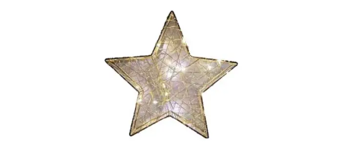 Avilo K978 24cm Star With Warm Led Lights Instructions