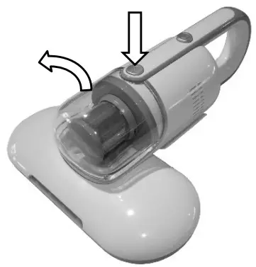 anko VC-C001 Vacuum Cleaner with UV Lamp -dust canister