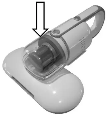 anko VC-C001 Vacuum Cleaner with UV Lamp -dust canister2