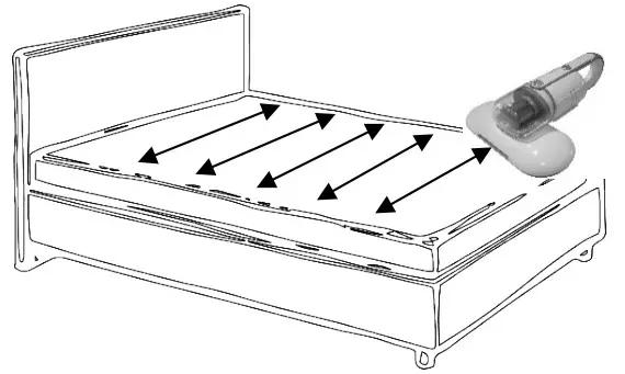 anko VC-C001 Vacuum Cleaner with UV Lamp -unit is moved