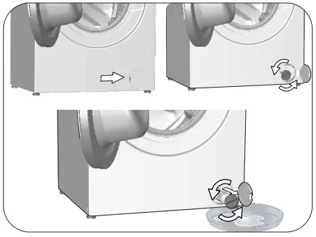 Draining remaining water