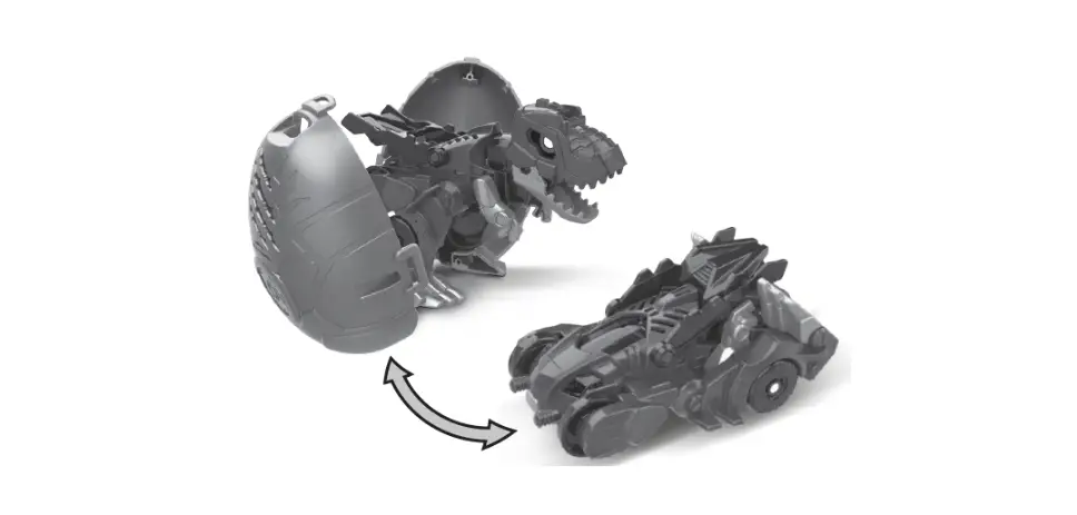 Vtech 559100 Switch And Go Hatch And Roaaar Egg T-rex Racer Instruction Manual