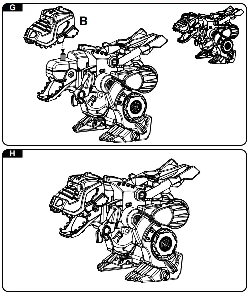 vtech 559100 Switch and Go Hatch and Roaaar Egg T-Rex Racer fig 9