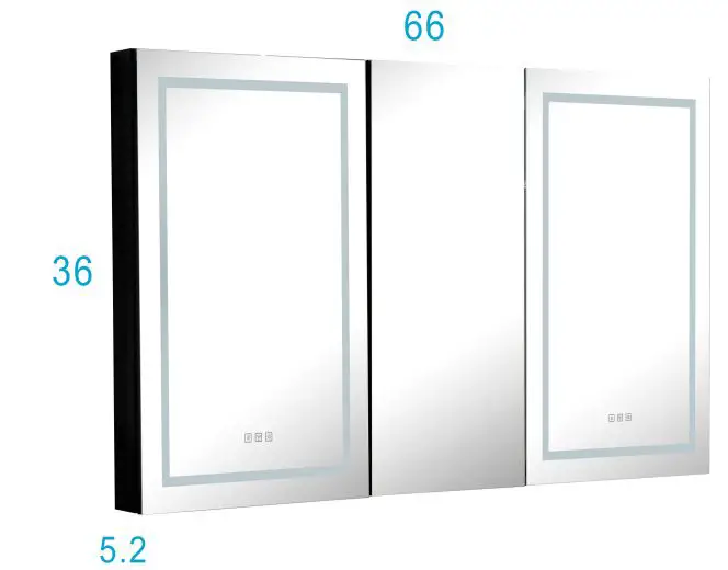 YASINU YNSN6636MB Large Rectangular Black Aluminum Instruction Manual - Product Overview