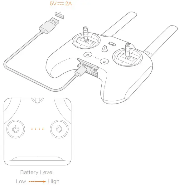 xiaomi Drone 4K - Charging