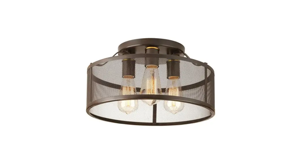 Progress Lighting P350252 3 Lt Flush Mount Instruction Manual