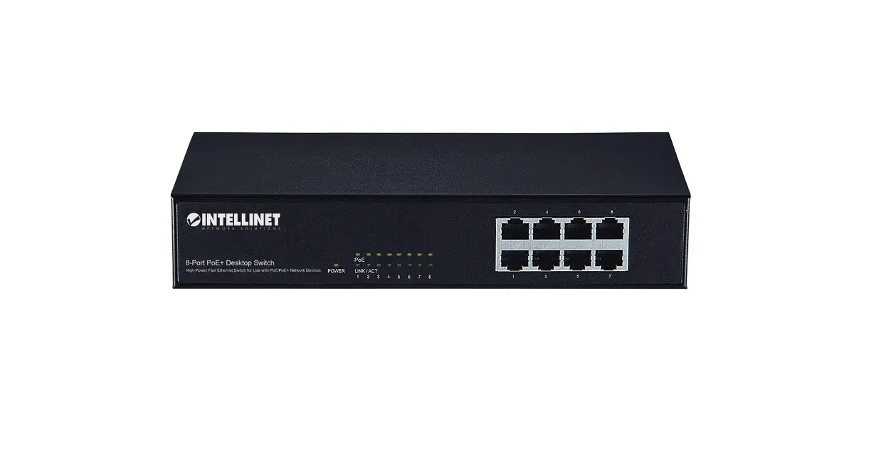 Intellinet 560764 8 Port Fast Ethernet Poeplus Switch Instructions Intellinet 560764 8 Port Fast Ethernet Poeplus Switch Instructions