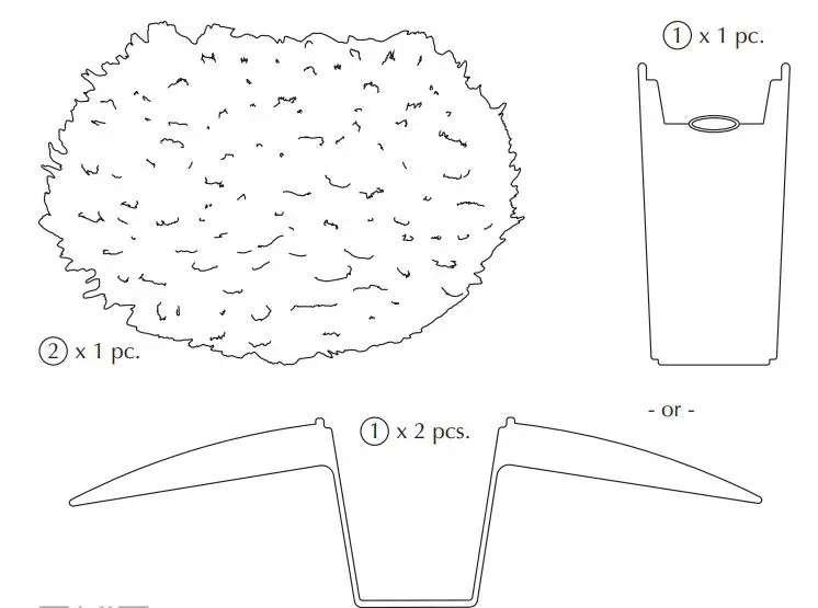 UMAGE Eos Medium Floor Lamp Light Grey User Guide - ASSEMBLY GUIDE