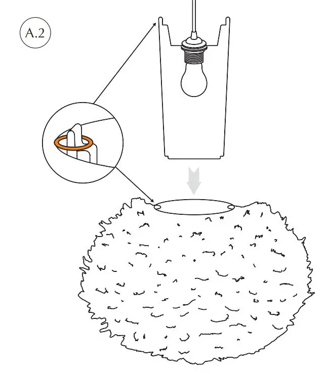 UMAGE Eos Medium Floor Lamp Light Grey User Guide - ASSEMBLY GUIDE