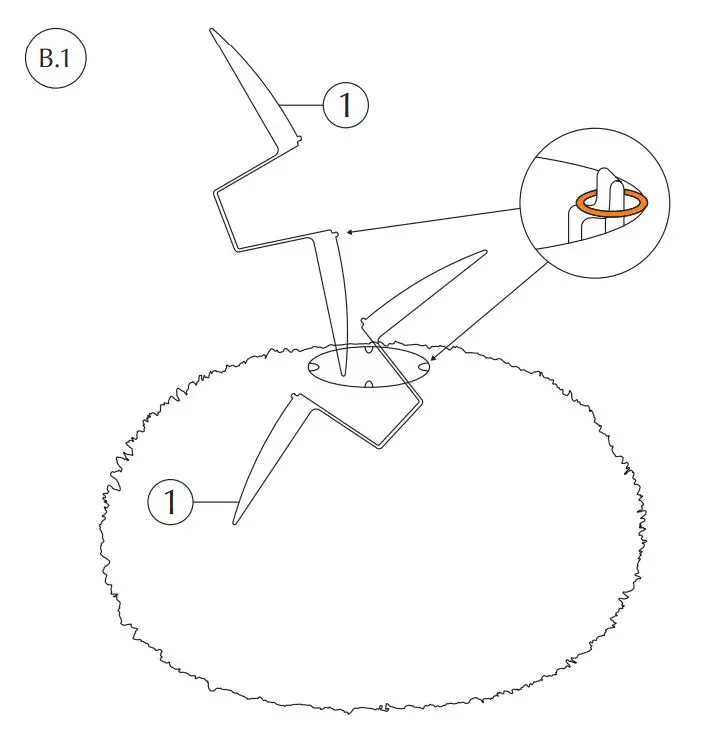 UMAGE Eos Medium Floor Lamp Light Grey User Guide - ASSEMBLY GUIDE