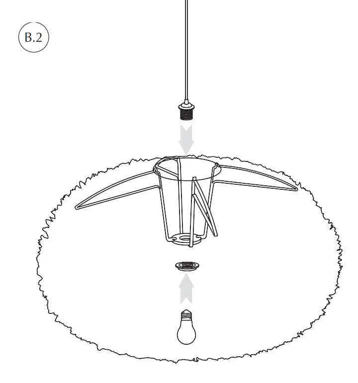 UMAGE Eos Medium Floor Lamp Light Grey User Guide - ASSEMBLY GUIDE