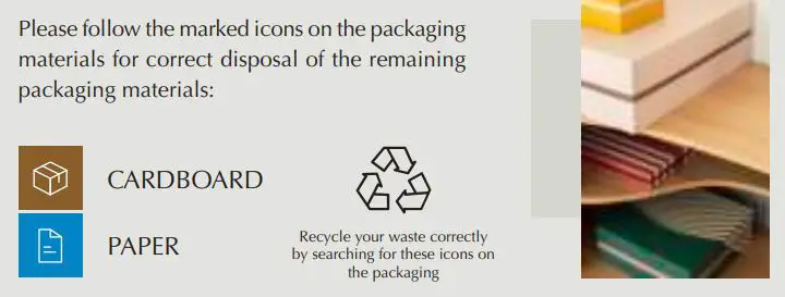 UMAGE Eos Medium Floor Lamp Light Grey User Guide - Recycle