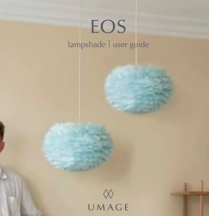 UMAGE Eos Medium Floor Lamp Light Grey User Guide