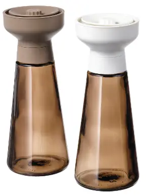 405.234.60-HALVTOM-Spice-Mill-Glass-Brown-19-Cm-fig-1