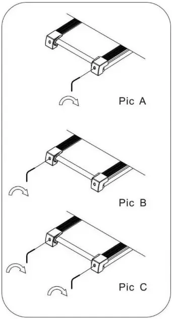 CENTRING THE RUNNING BELT