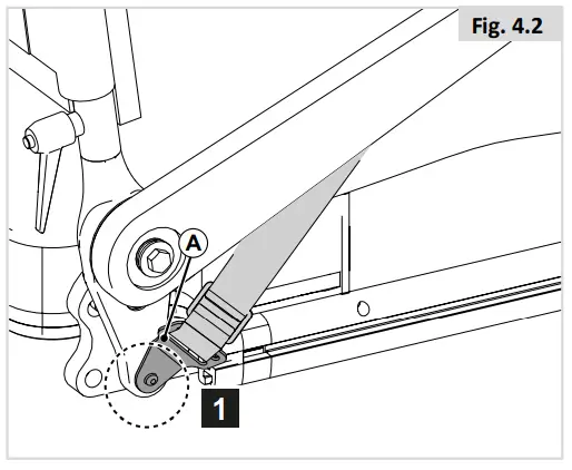 SUNRISE Quickie Q400 M F R Power Wheelchair - Fig. 4.2