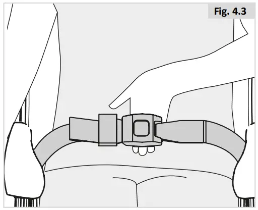 SUNRISE Quickie Q400 M F R Power Wheelchair - Fig. 4.3