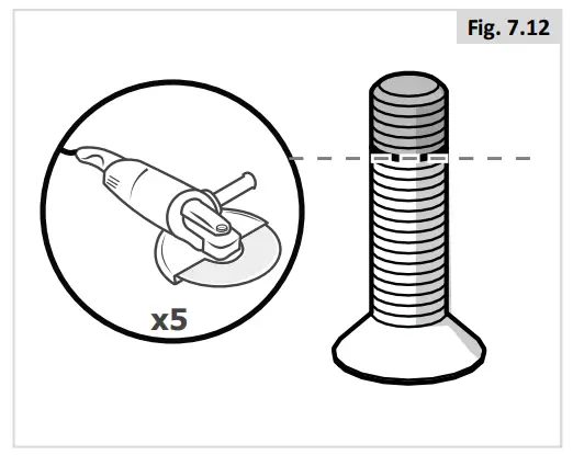 SUNRISE Quickie Q400 M F R Power Wheelchair - Fig. 7.12