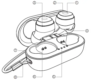 JOYROOM Mini Portable TWS Headphone JR-TL1-