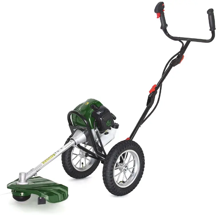 Garten Meister 937815 Petrol Wheeled Brush Cutter GM BFF 52 with Biker Handle