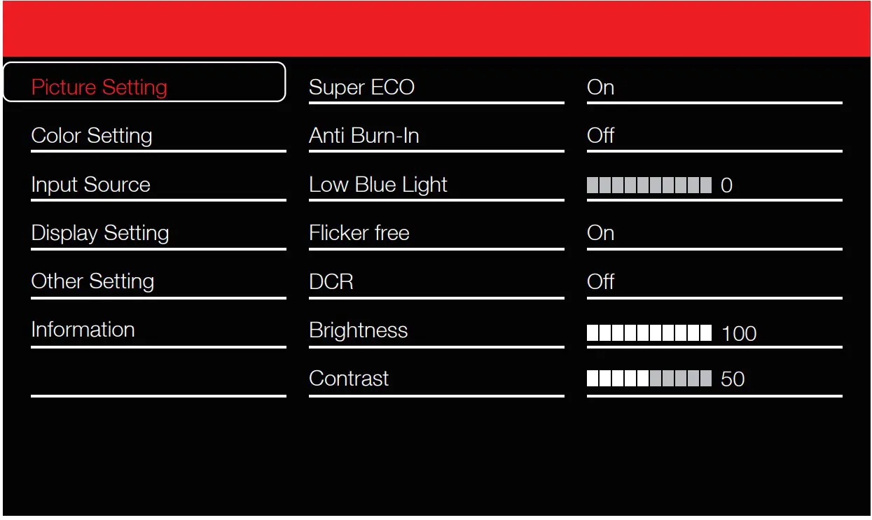 WBOX TECHNOLOGIES 0E 24EVGHDMI Eco Energy Efficient LED Color Monitor - Fig 2