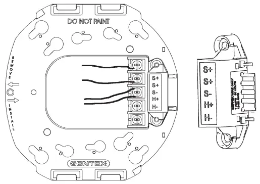 POTTER CHS Series Selectable Candela Ceiling Mount Horn Strobe - Voltage Verification