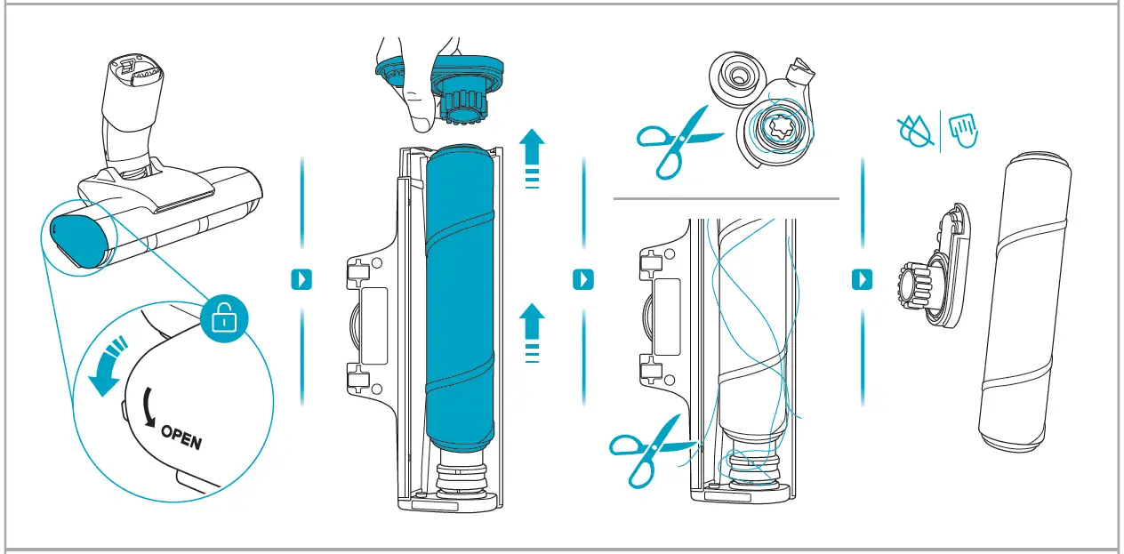 Electrolux EFP71512 UltimateHome 700 Lightweight Handstick Vacuum Cleaner 12