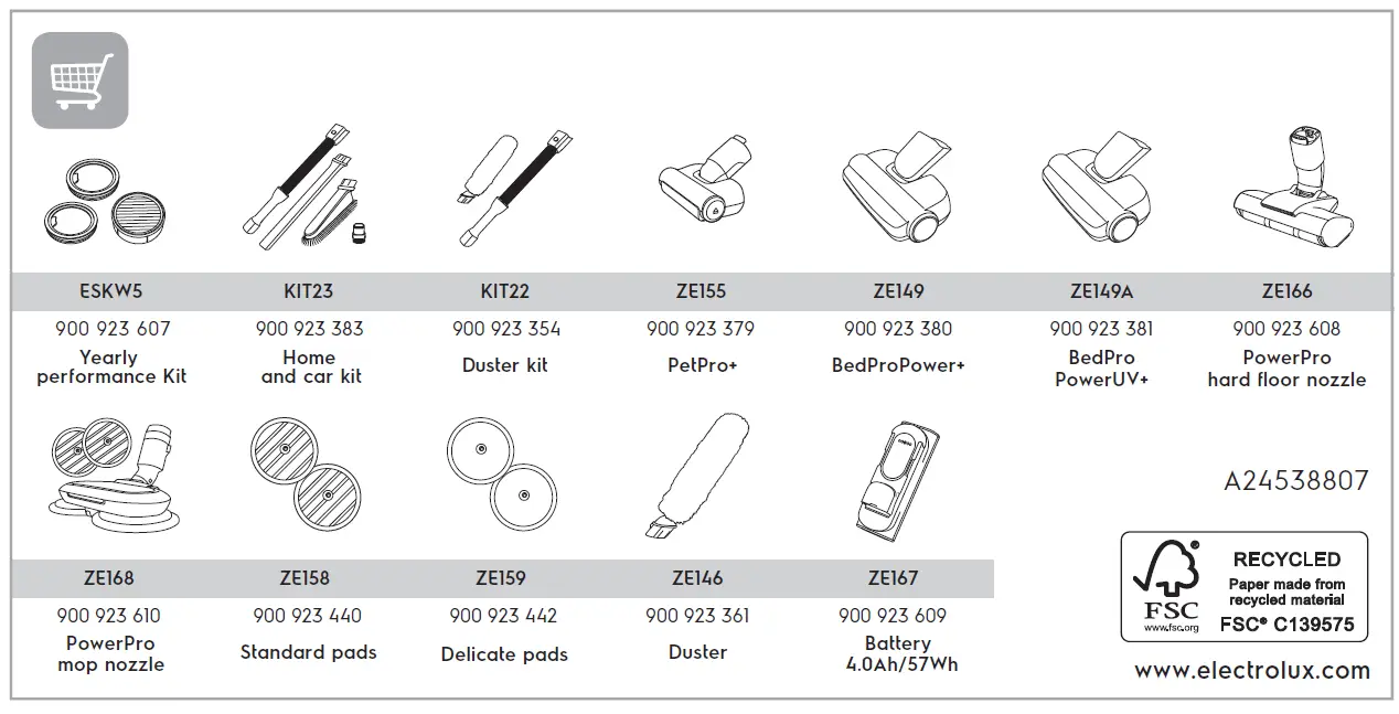 Electrolux EFP71512 UltimateHome 700 Lightweight Handstick Vacuum Cleaner 15