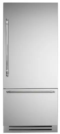 BERTAZZONI REF36BMBIXLT 36 Inch Stainless Steel Left-Hinge Built-In Bottom Mount Refrigerato
