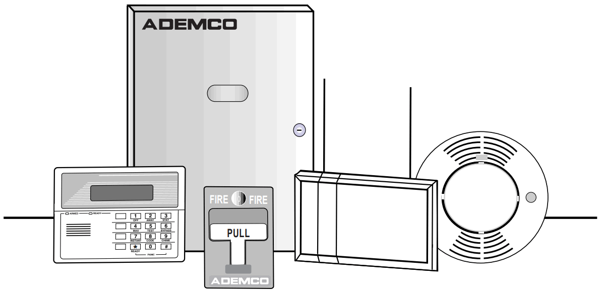ADEMCO VISTA 32FB Commercial Fire and Burglary Partitioned Security System