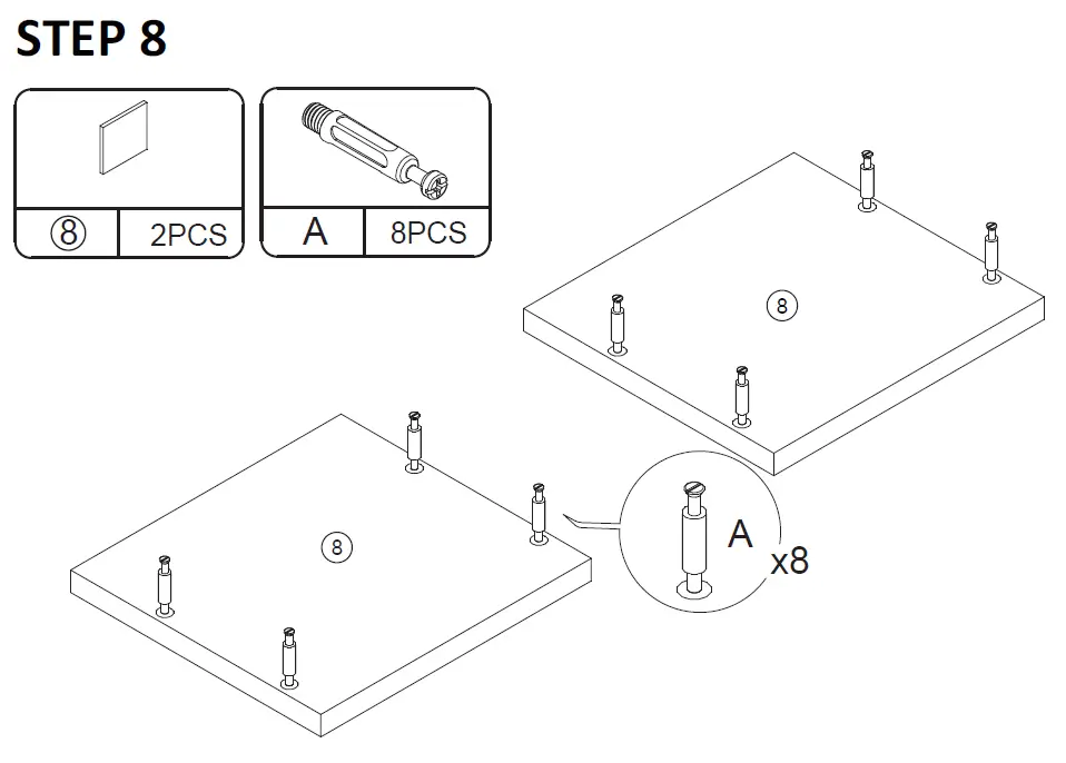 Reshable MR11N0208 Modern White Wall Salon Barber Styling Station 13